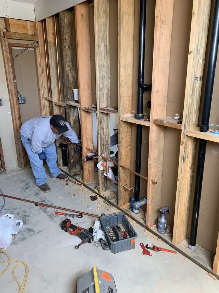 Commercial rough-in plumbing for Water Heater Replacement in Goffstown